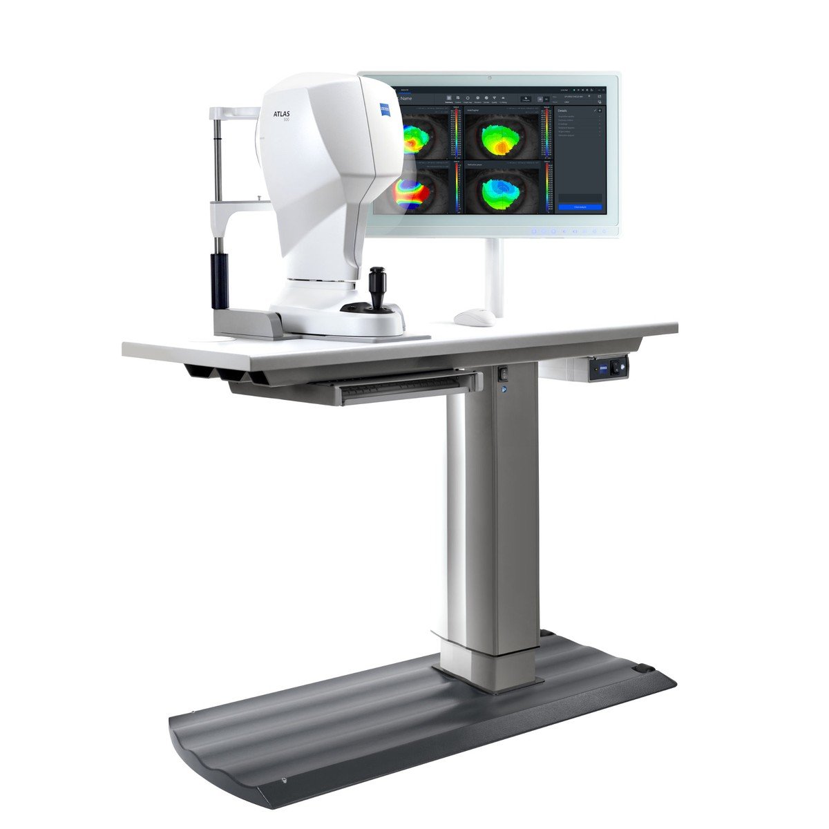 ZEISS ATLAS 500 — multi-modality corneal topographer with dry eye assessment.